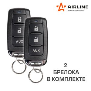 Замок центральный комплект с дистанционным управлением (4 активатора с блоком управления, 2 брелока) (ACD-LS-02) acdls02 Airline