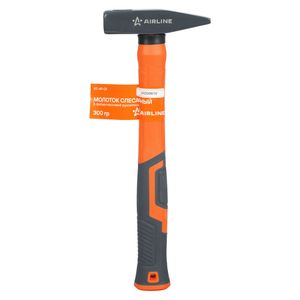 Молоток слесарный с фиберглассовой рукояткой 300гр (AT-HF-01) ATHF01 Airline