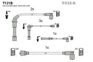 Комплект проводов зажигания T121B Tesla