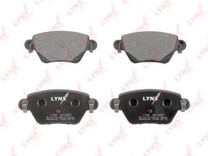Колодки тормозные задние дисковые к-кт для Jaguar X-TYPE 2001-2009 bd3007 Lynx