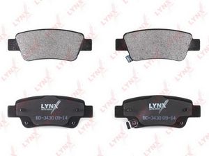 Колодки тормозные задние дисковые к-кт для Honda CR-V 2012> BD3430 Lynx