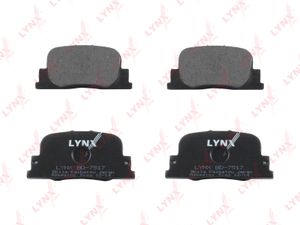 Колодки тормозные задние дисковые к-кт для Lifan Solano II 2016> bd7517 Lynx