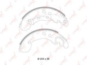 Колодки барабанные к-кт для Renault Modus 2004-2012 BS5717 Lynx