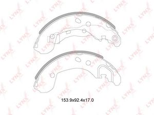 Колодки барабанные к-кт для Renault Modus 2004-2012 BS5717 Lynx