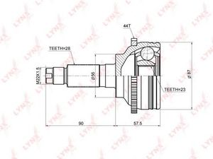 Шарнирный комплект co3672a Lynx