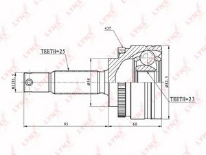 Шарнирный комплект co5515a Lynx