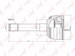 Шарнирный комплект CO7532 Lynx