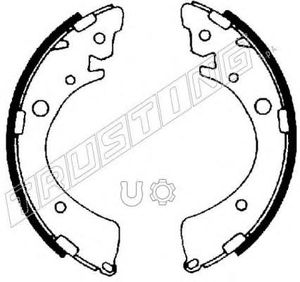 Комлект тормозных накладок