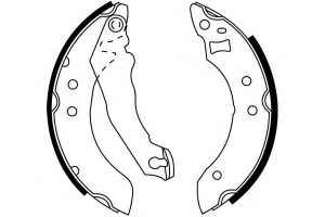 Комплект тормозных колодок S413 Simer