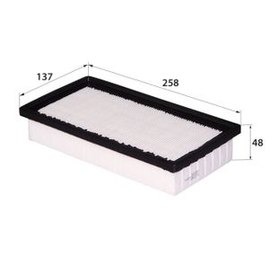 A-1182E OEM 151000025AA (фильтр воздушный) a1182e Rb-Exide