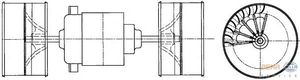 Вентилятор салона 8EW 009 160-021 Hella