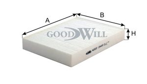 Фильтр салонный. AG262cf Goodwill