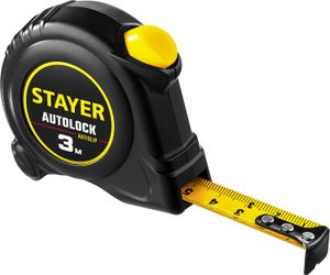 Stayer АutoLock 3м / 16мм рулетка с автостопом 2-34126-03-16_z02 2341260316z02 Stayer