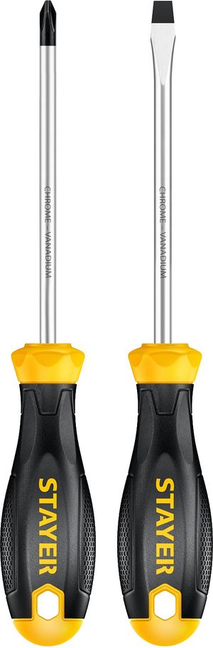 Набор отверток"MASTER" PH №2 2пр. 6-100мм  2513-H2 STAYER ГЕРМАНИЯ 2513h2 Stayer