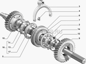 Синхронизатор ГАЗ-3302, 31029 (муфта) 1-2, 5,з/х (нов.обр.) 3302-1701174 (ОАО ГАЗ) 33021701174 Газ