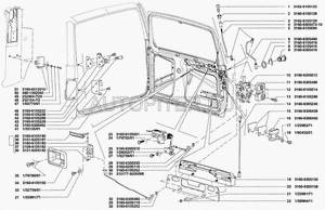 Ручка двери багажника наружная для UAZ Patriot 2003> 31606305150 Уаз