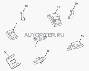 Подушка крепления двигателя передняя в сборе Евро-1, 2, 3 и 4 257324100103 Tata