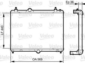 Теплообменник 735371 Valeo
