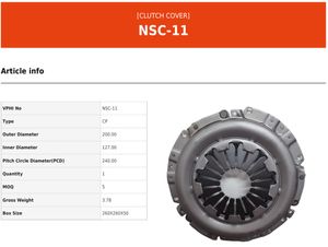 Сцепление в сборе запчасть NSC11 Valeo