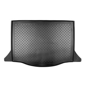 Поддон в багажник черный полиуретановый с бортиками , для авто Honda Jazz 2008-2015