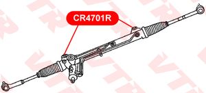 Сайлентблок рулевой рейки для Jeep Commander (XK) 2006-2010 cr4701r Vtr