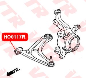 Сайлентблок переднего рычага передний для Honda Jazz 2002-2008 ho0117r Vtr