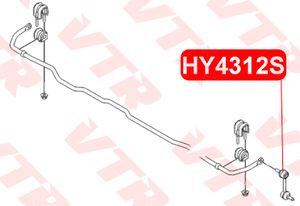 Тяга стабилизатора задней подвески HY4312S Vtr