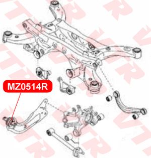 Сайлентблок"" MZ0514R Vtr