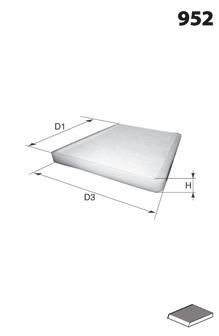 Фильтр, воздух во внутренном пространстве R27 Mecafilter