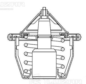 Термостат для а/м Subaru Forester (02-)/Forester (08-)/Legacy (94-) (78°С) (термоэл.) (LT 2201) LT2201 Luzar