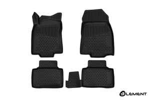 КОВРИКИ 3D В САЛОН RENAULT KOLEOS, 2017, ПОЛИУРЕТАН element3d4152210k Autofamily