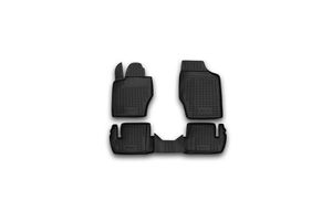 Комплект резиновых автомобильных ковриков в салон PEUGEOT 307 2001-2008->, 4 шт. (полиуретан) nlc3802210k Autofamily