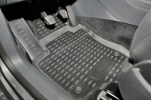Комплект резиновых ковриков в салон VW Golf Plus 12/2004->, полиуретан  nlc5116210 Autofamily