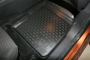 Комплект автомобильных ковриков 3D в салон FORD Fiesta, 2011-2015, 2015->, сед., хб., 4 шт. (полиуре orig3d1658210k Autofamily