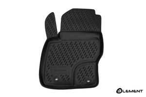 Ковры салона резиновые черные Ford FOCUS II 04-11 s0005 Autofamily
