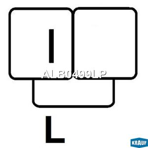 Генератор ALB0499LP Krauf