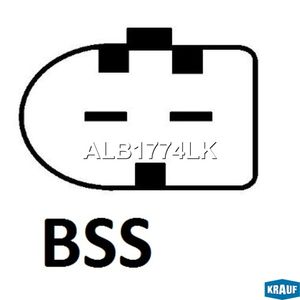 Генератор cо шкивом 6  ручьев ALB1774LK Krauf