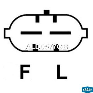 јвтозапчасть/√енератор ALD0577GB Krauf