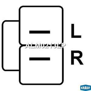 Генератор о шкивом 3 ручья ALM0213LP Krauf
