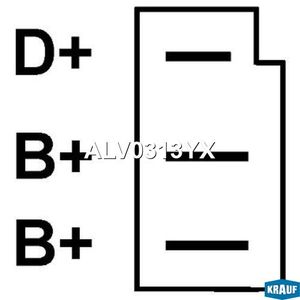 јвтозапчасть/√енератор ALV0313YX Krauf