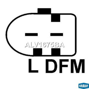 јвтозапчасть/√енератор ALV1675BA Krauf