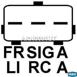 реле включения регулятор генератора focus 1.82.0 04-11 ARN6601UT Krauf