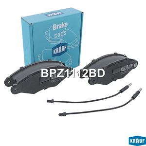 Колодкитормозныедисковые BPZ1112BD Krauf Колодкитормозныедисковые BPZ1112BD Krauf