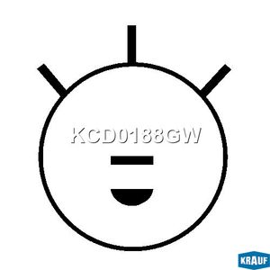 Компрессор кондиционера SSANGYONG REXTON 2.0 KCD0188GW Krauf