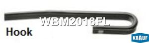 Щеткастеклоочистителябескаркасная WBM2018FL Krauf