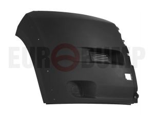 Бампер передний правая часть черный Ducato 250 fia07du007 Eurobump