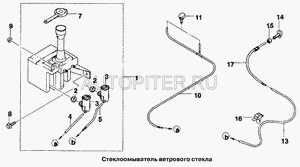 Мотор омывателя лобового стекла Matiz2 Sparc Rezzo Tacuma zaz 96190259 Zaz