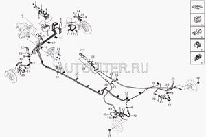 Клипса тормозных шлангов Lifan 320,520,620,720,Х60 ОРИГИНАЛ L3506108 l3506108 Lifan