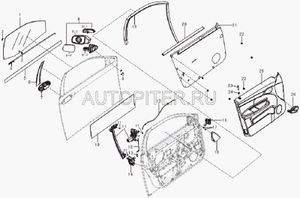 ЗЕРКАЛО электрическое BREEZ с обогревом R l8202200c1 Lifan