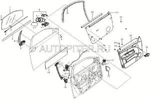 ЗЕРКАЛО электрическое BREEZ с обогревом R l8202200c1 Lifan